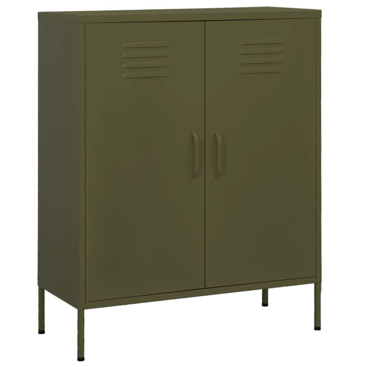 Storage Cabinet Olive Green 31.5"x13.8"x40" Steel product image