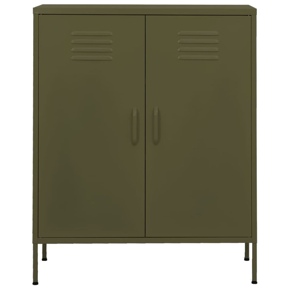 Storage Cabinet Olive Green 31.5"x13.8"x40" Steel product image