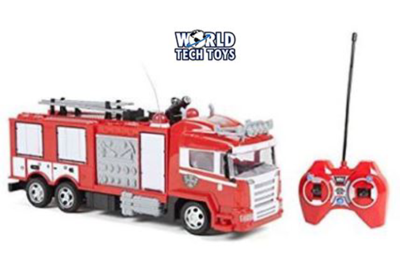 Remote Control Fire Truck with Lights & Water Cannon product image