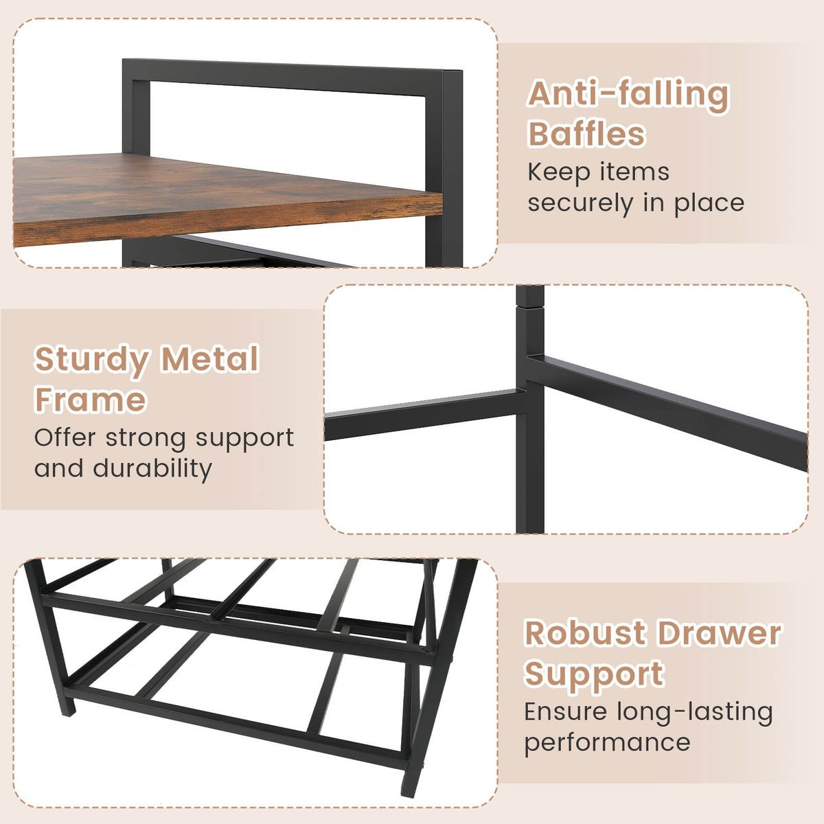 Metal Frame Clothing Rack product image
