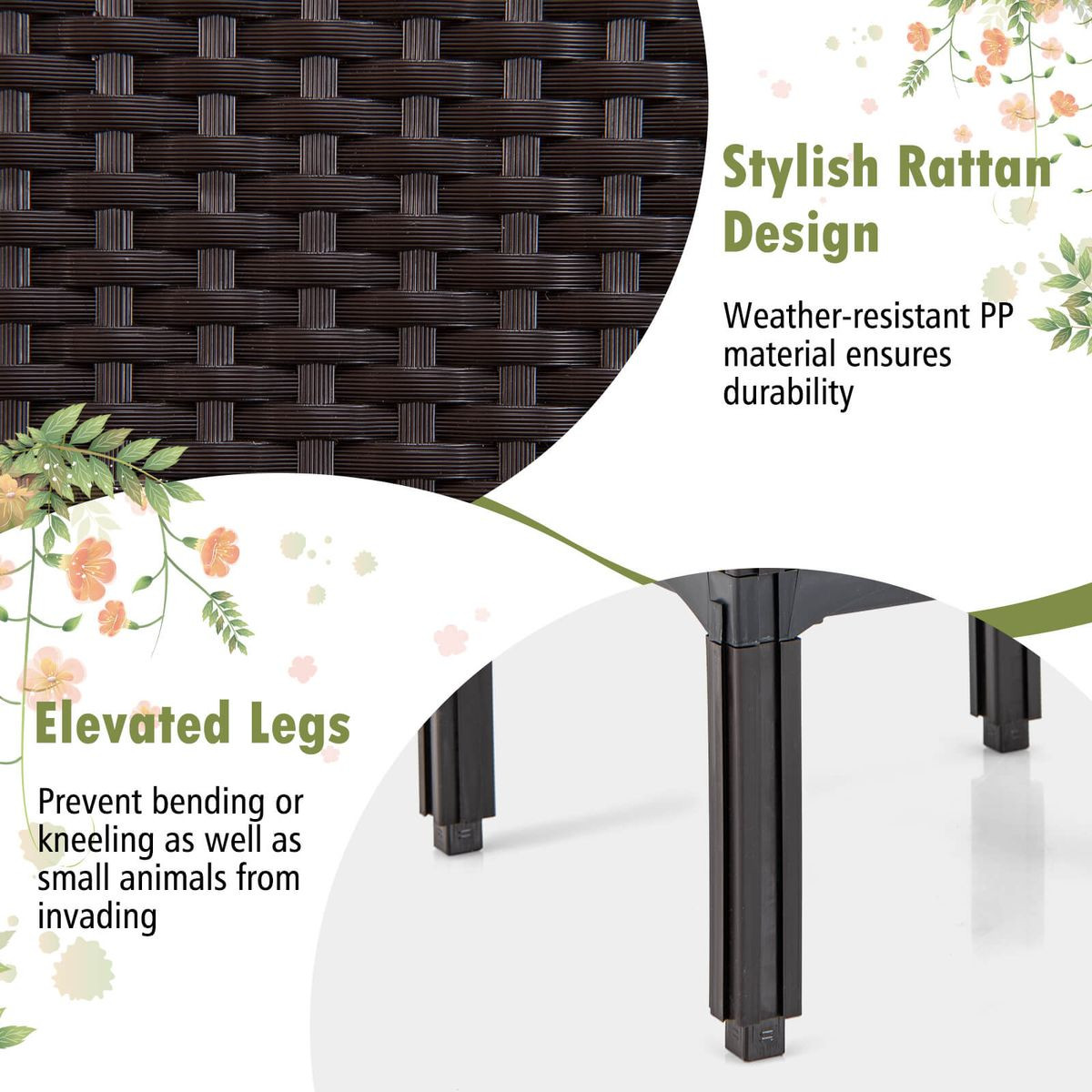 Elevated Plastic Garden Bed (2- or 4-Pack) product image