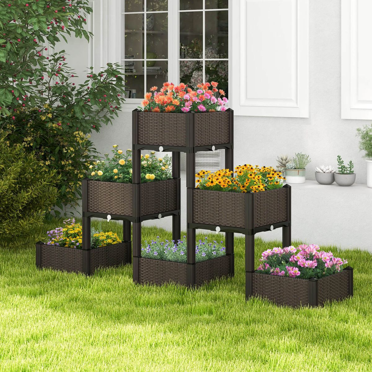 Elevated Plastic Garden Bed (2- or 4-Pack) product image
