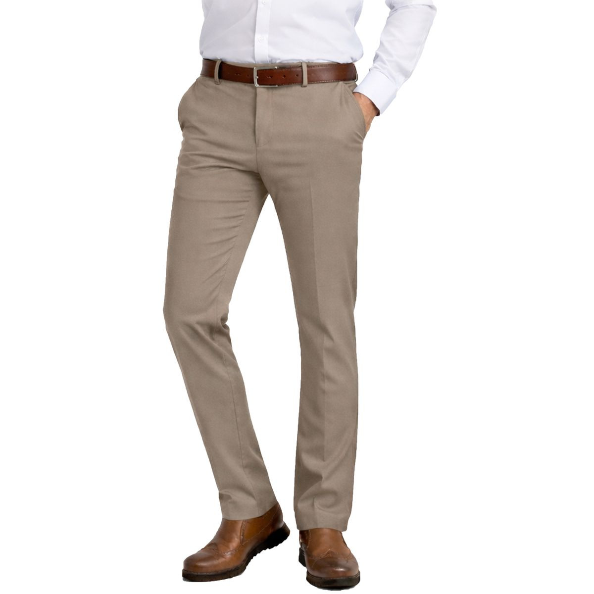 Men’s Flex Stretch Slim Fit Dress Pants product image