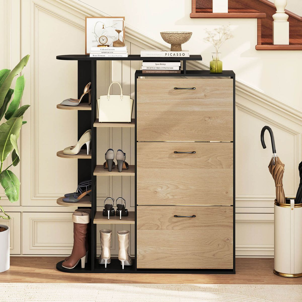 Open Shelf Shoe Cabinet  product image