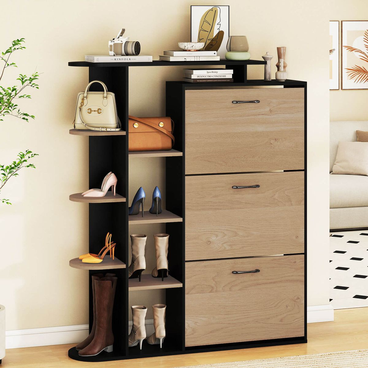 Open Shelf Shoe Cabinet  product image
