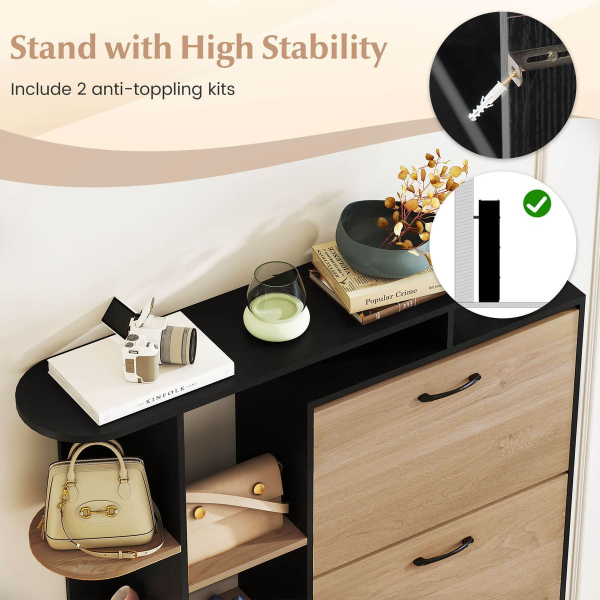 Open Shelf Shoe Cabinet  product image