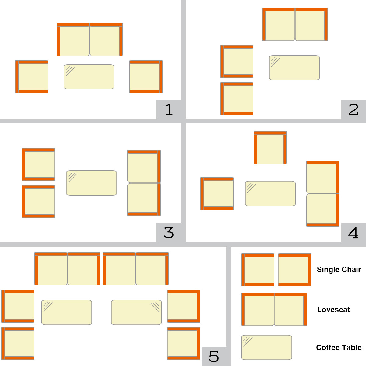 4-Piece Rattan Patio Furniture Set with Table product image