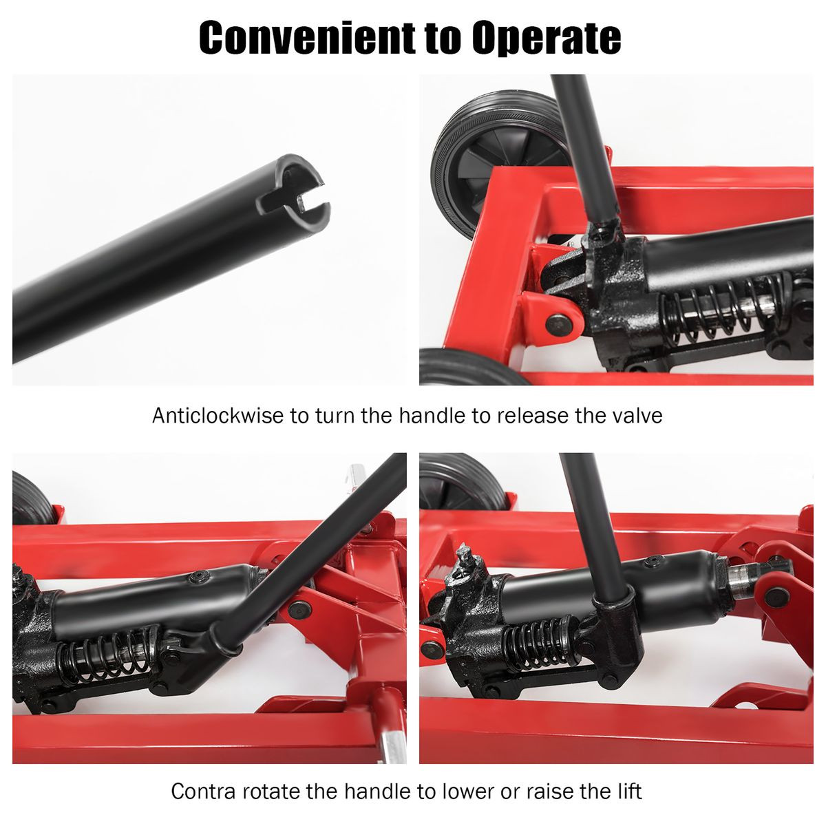 Lawn Mower Lift with Brake Pullers product image