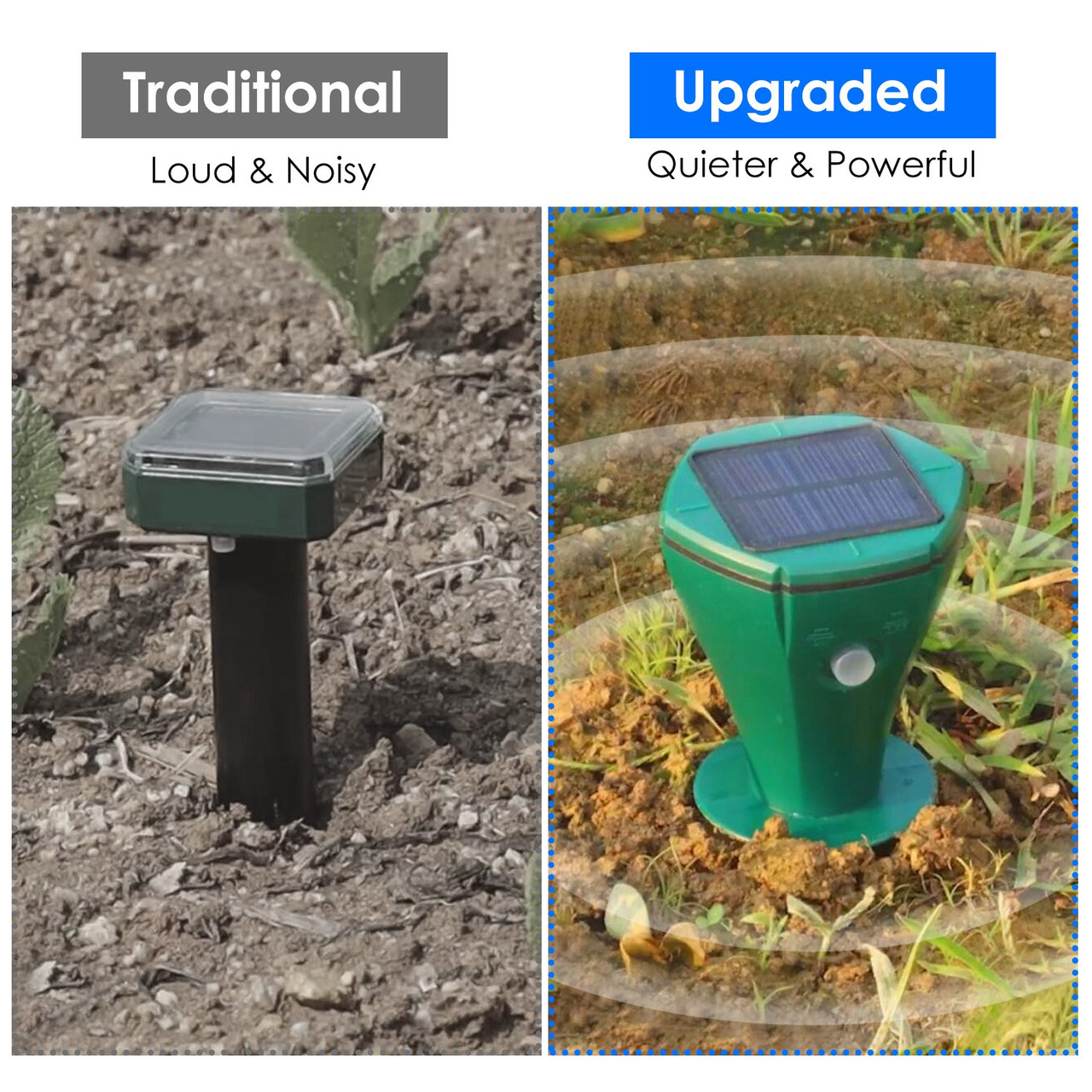 Solar Powered Mole Repellent (8-Pack) product image