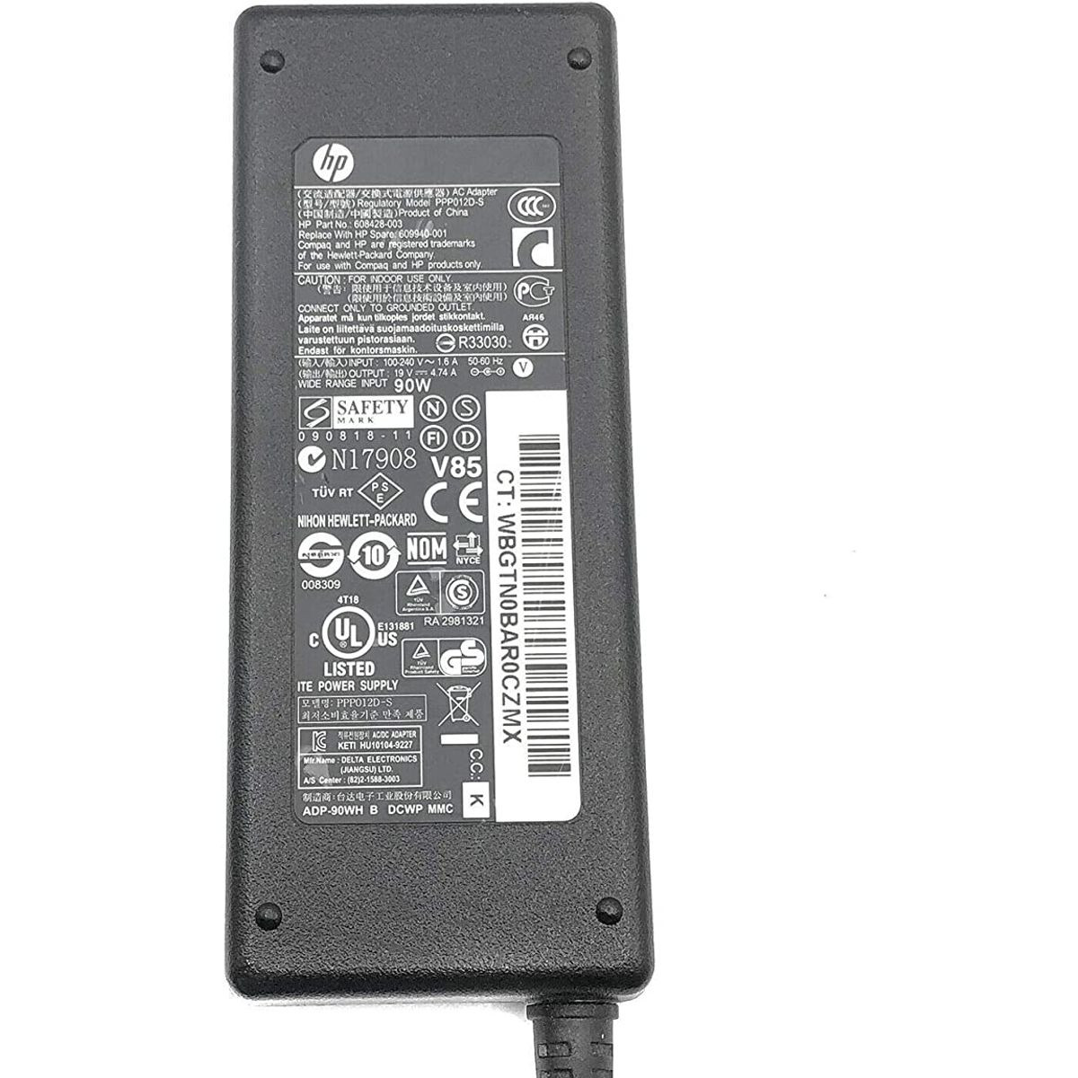 Genuine 90W AC Adapter Power Supply Charger for HP Pavilion DV4, DV5, DV6,  DV7 product image