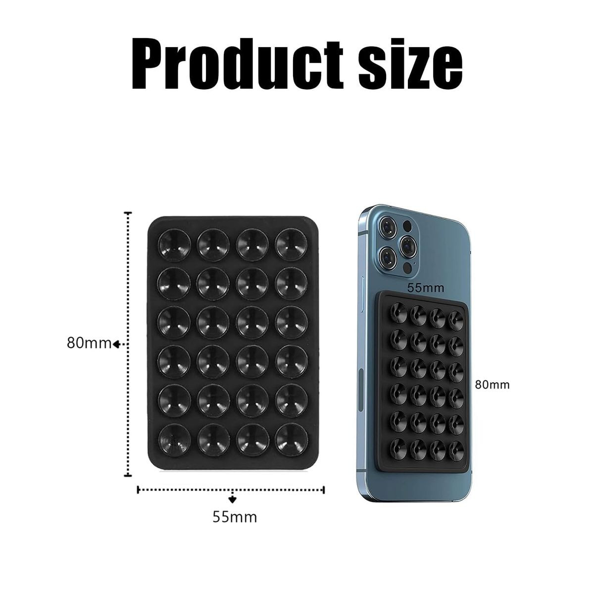 Silicone Suction Cup Phone Grip (5-Pack) product image