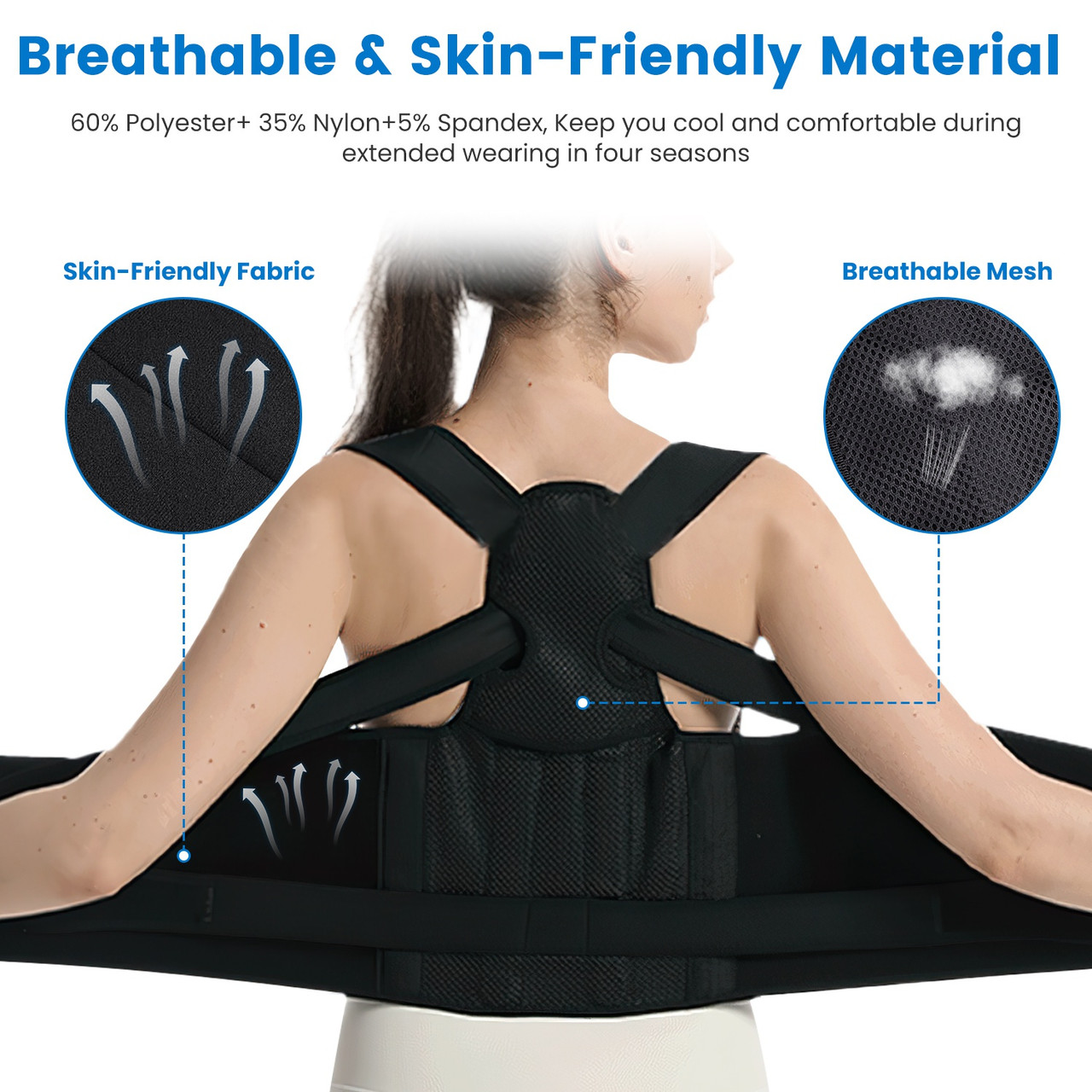 Posture Corrector Adjustable Back Brace  product image