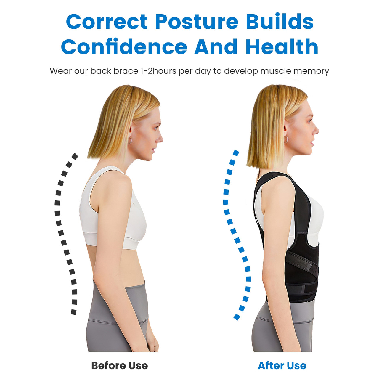Posture Corrector Adjustable Back Brace  product image