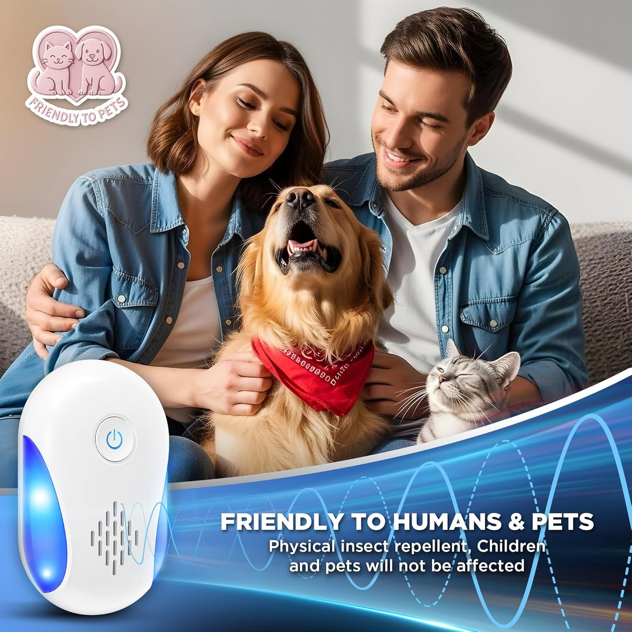 Ultrasonic Indoor Rodent & Pest Repellent (6-Pack) product image