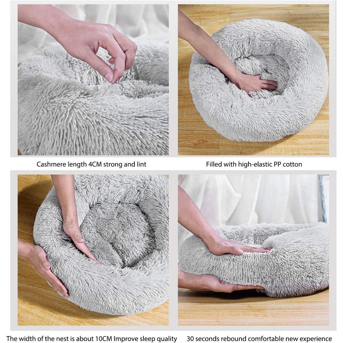 Fluffy Round Pet Bed product image