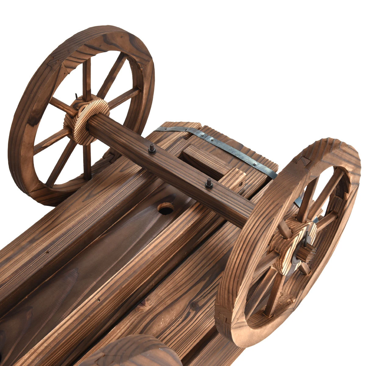 Wood Wagon Flower Planter product image