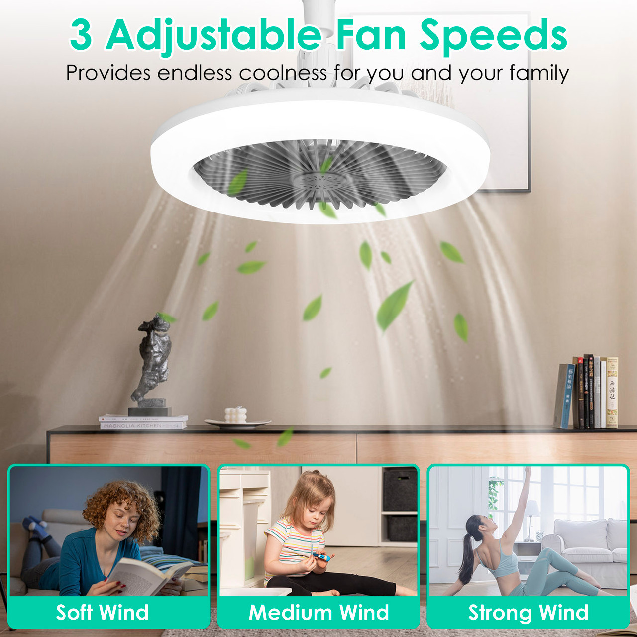 Socket Fan Light product image