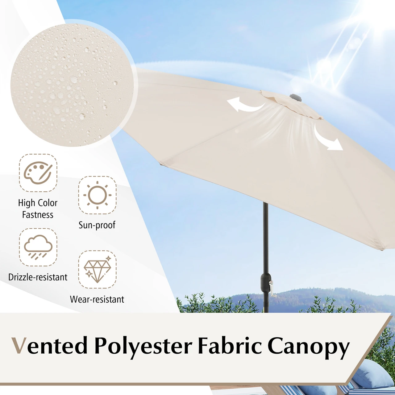 Outdoor Market Patio Umbrella  product image