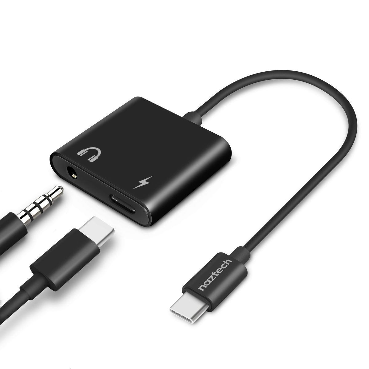 USB-C & 3.5mm Audio + Charge Adapter product image