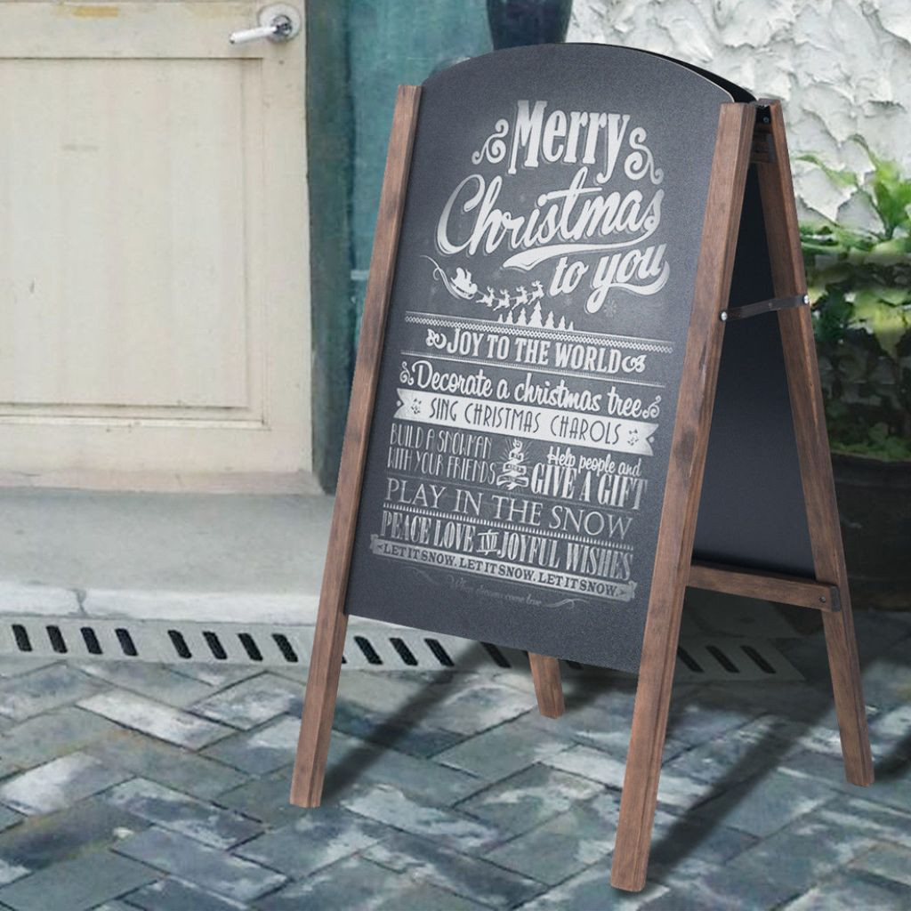 Wooden  A-Frame Chalkboard Sign product image
