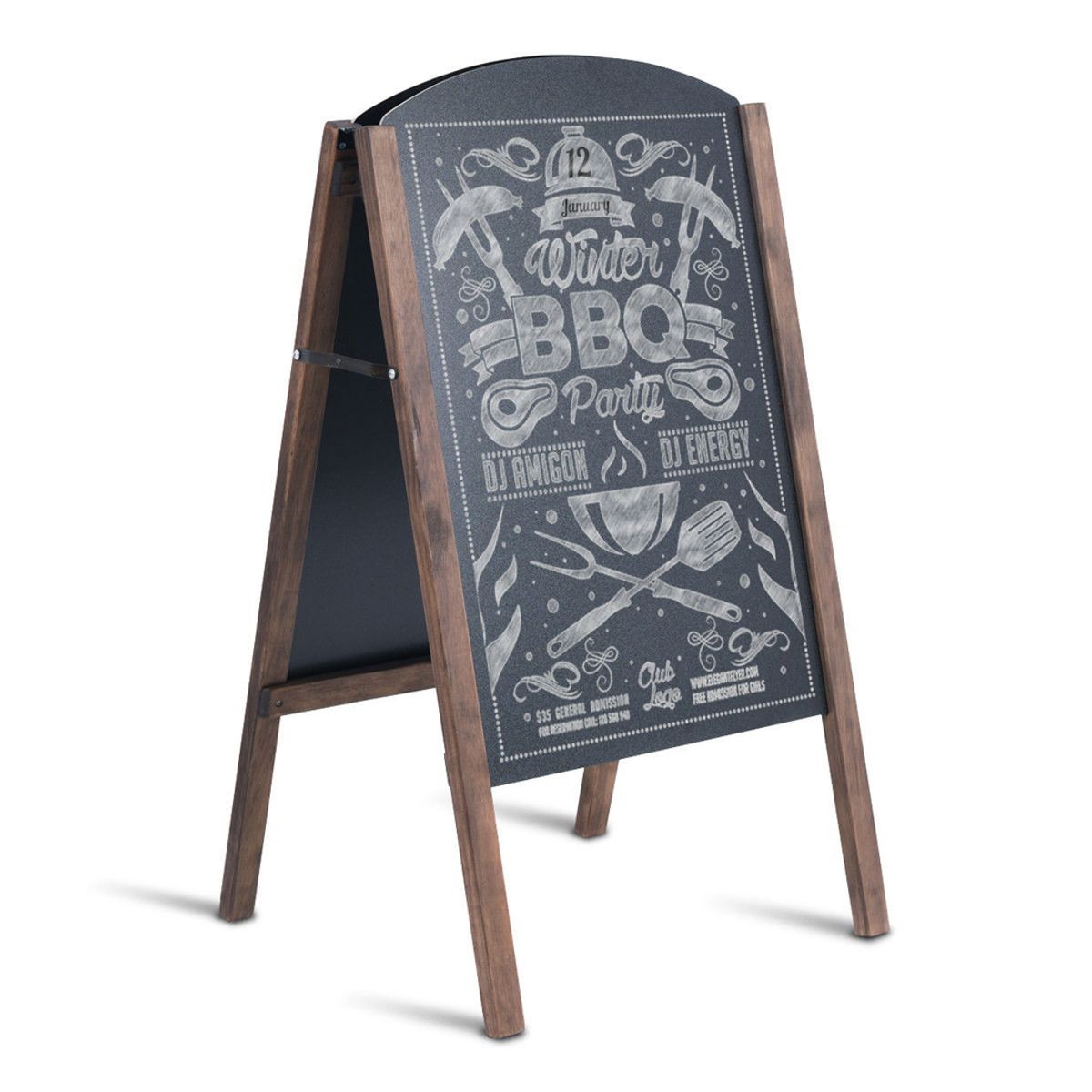 Wooden  A-Frame Chalkboard Sign product image