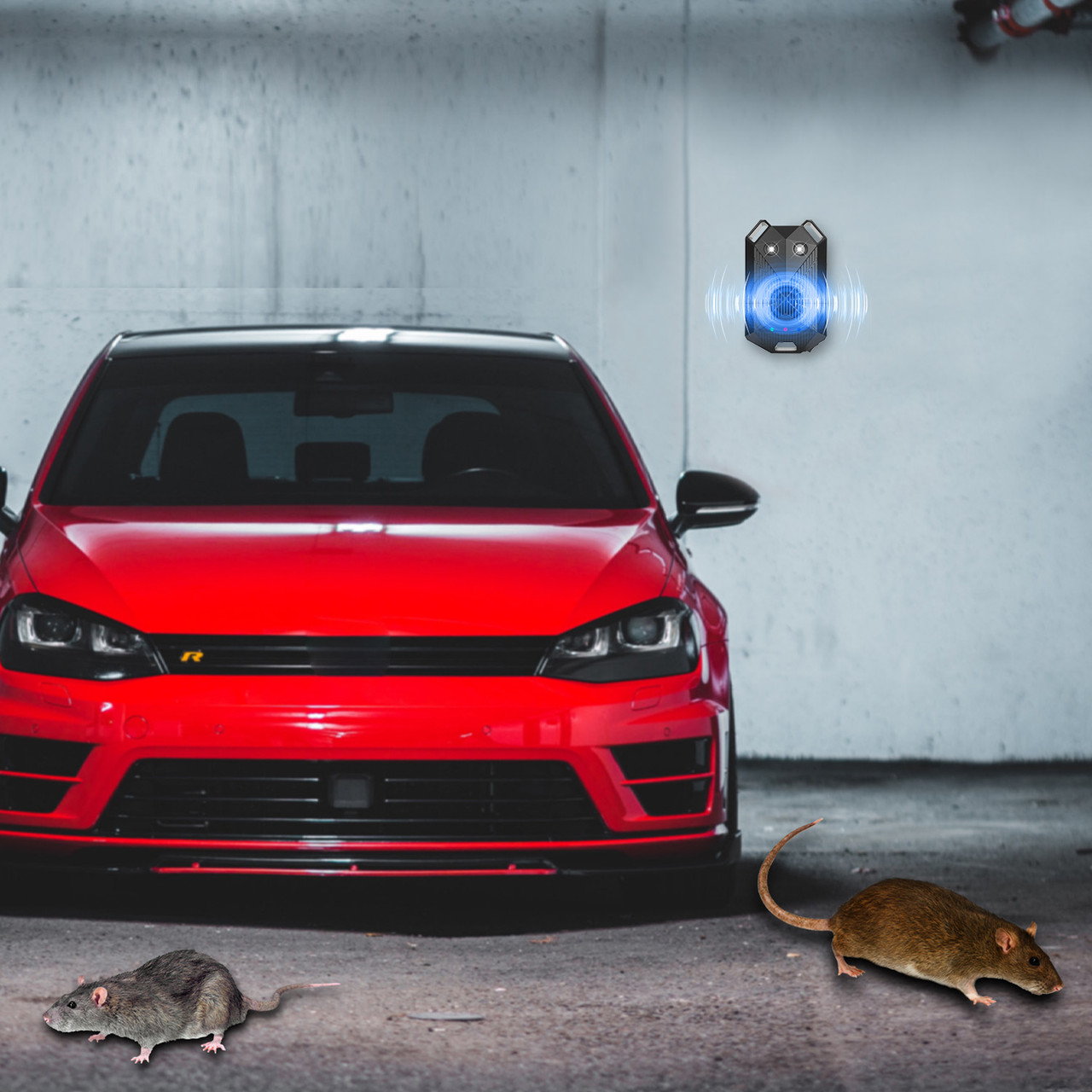 Under Hood Car Ultrasonic Rodent Repeller (2-Pack) product image