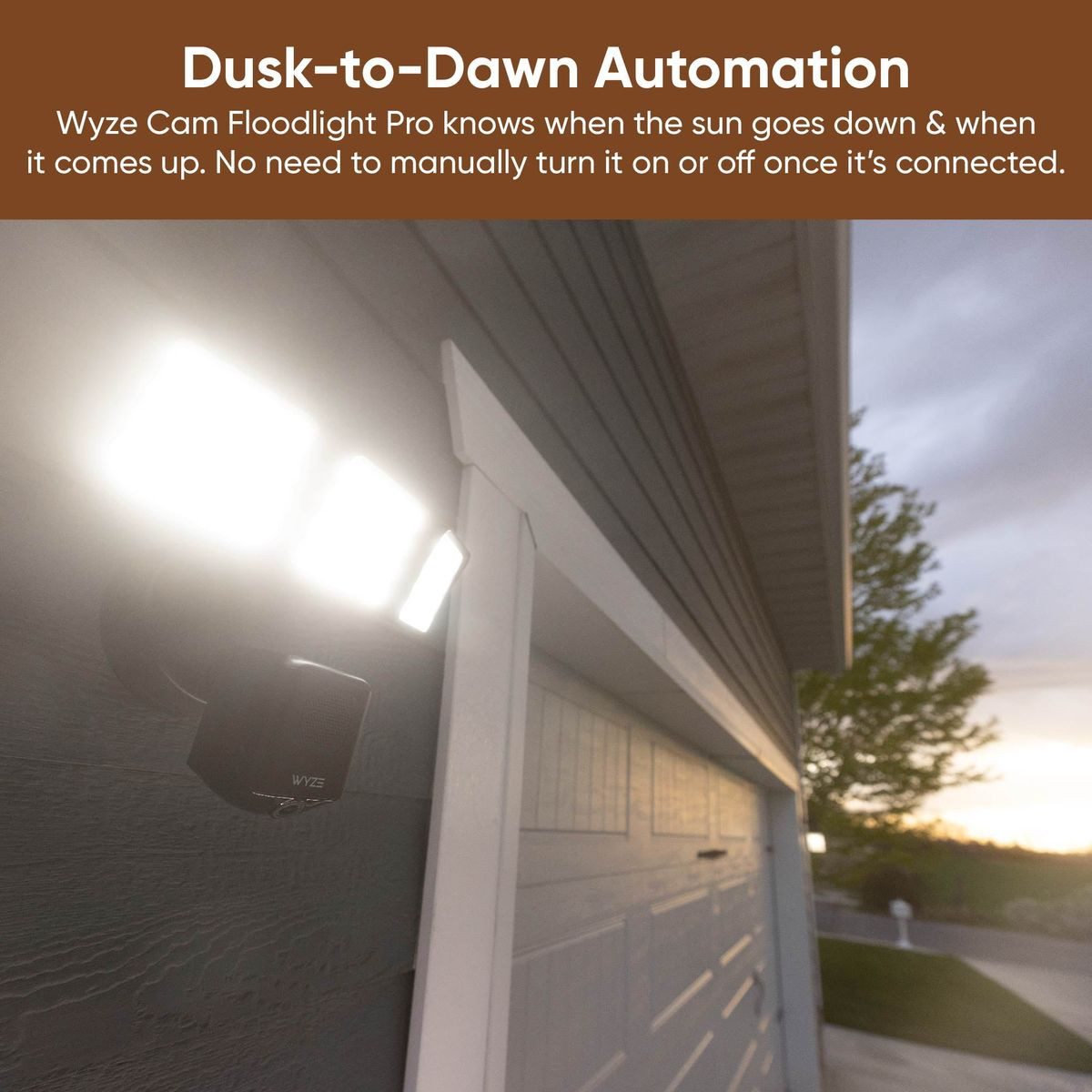 WYZE 180° 2K HD Outdoor Floodlight Camera product image