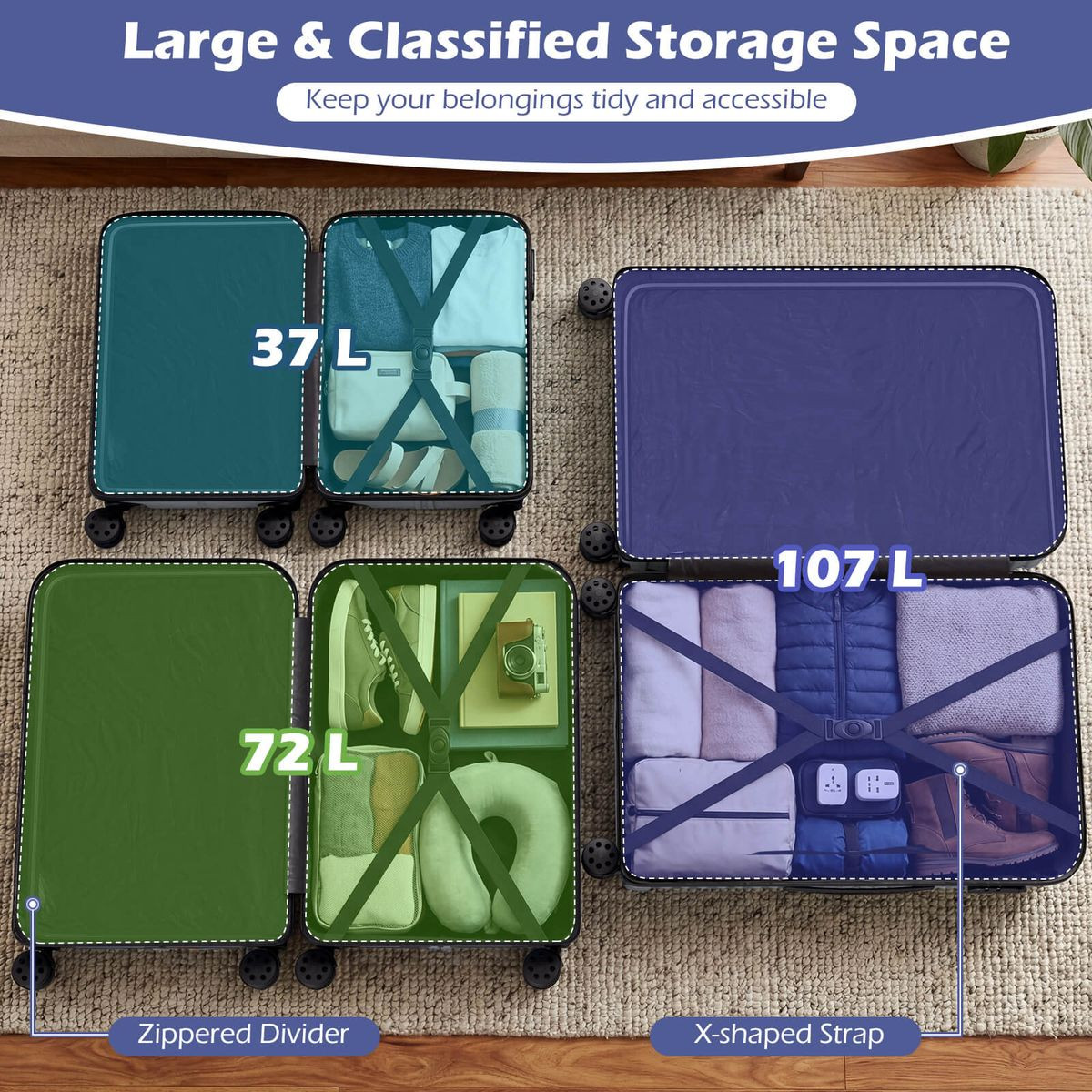 Hardside Luggage (3 Piece Set) product image