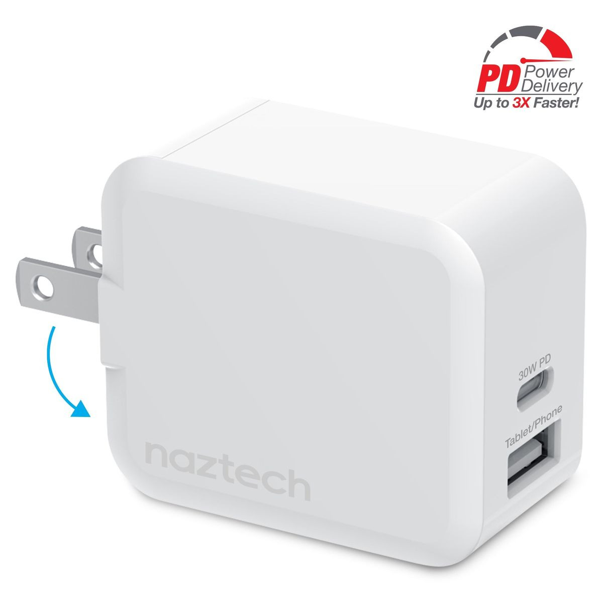 30W USB-C PD Dual Output Fast Wall Charger  product image