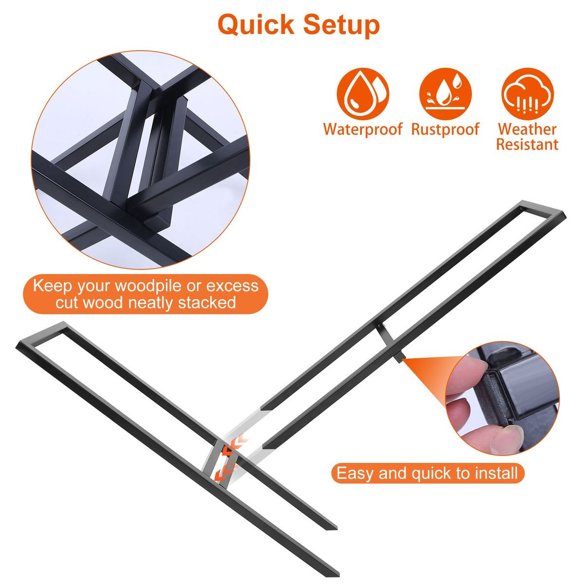Steel  Firewood  Log  Rack product image