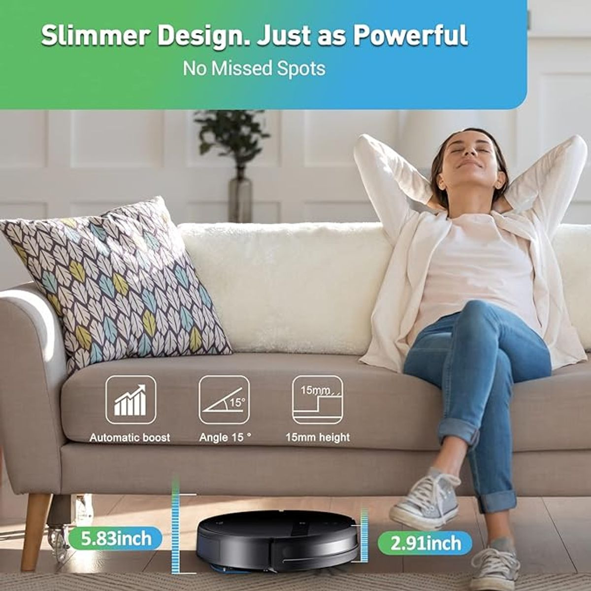 Manvins Robot Vacuum and Mop Combo product image