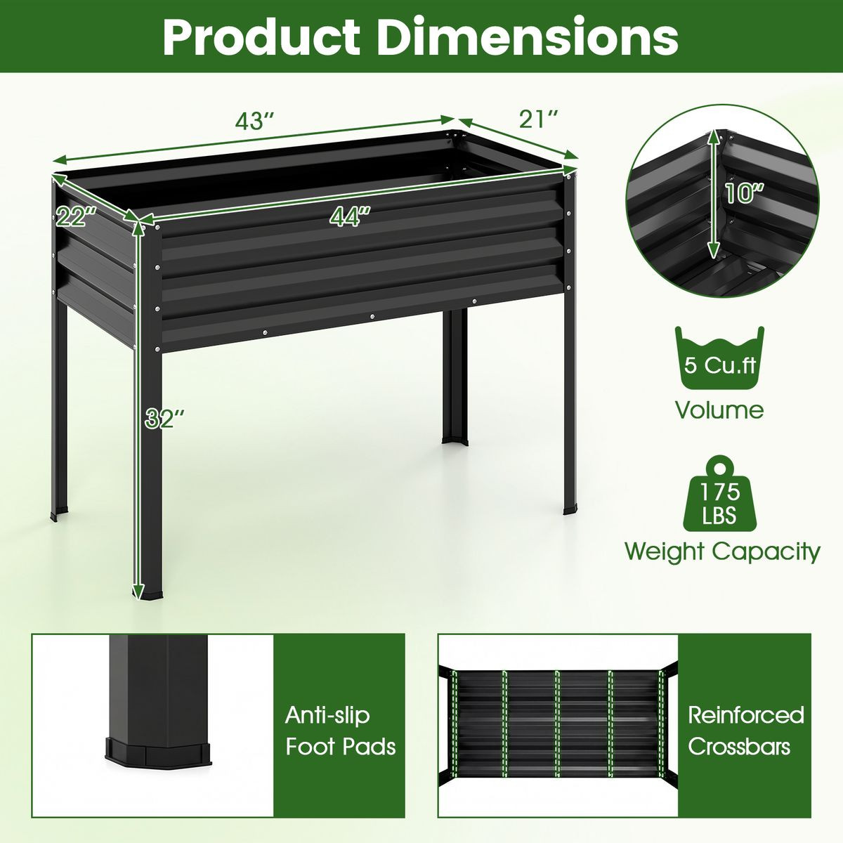 Raised Garden Bed (1 or 2-Pack) product image