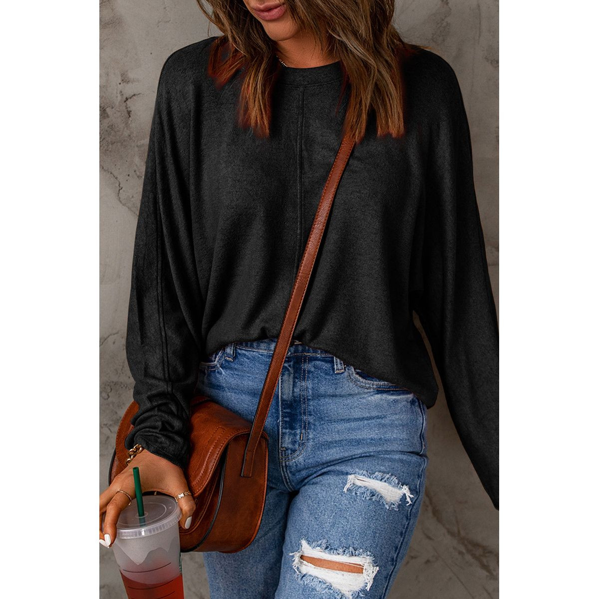 Aurora Patchwork Long Sleeve Top product image