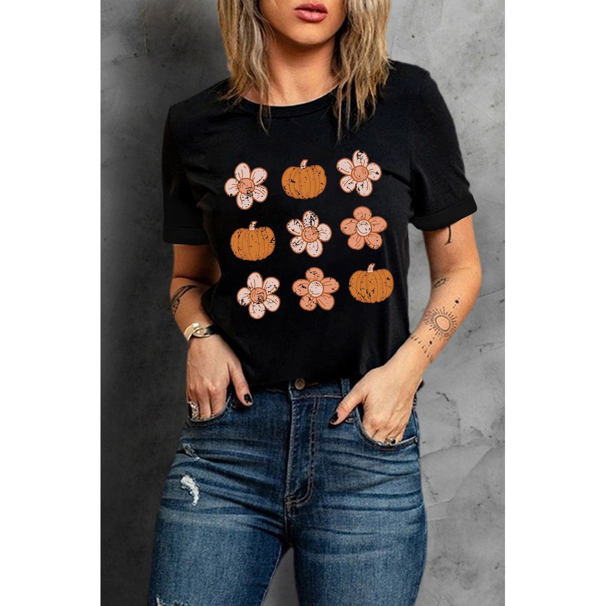 Molly Pumpkin Flower Shirt product image
