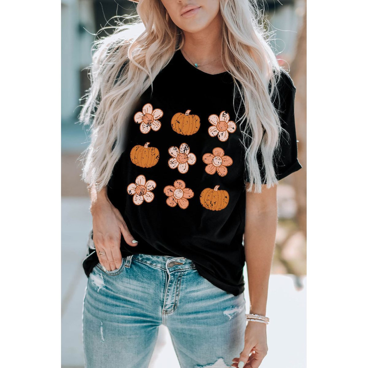 Molly Pumpkin Flower Shirt product image