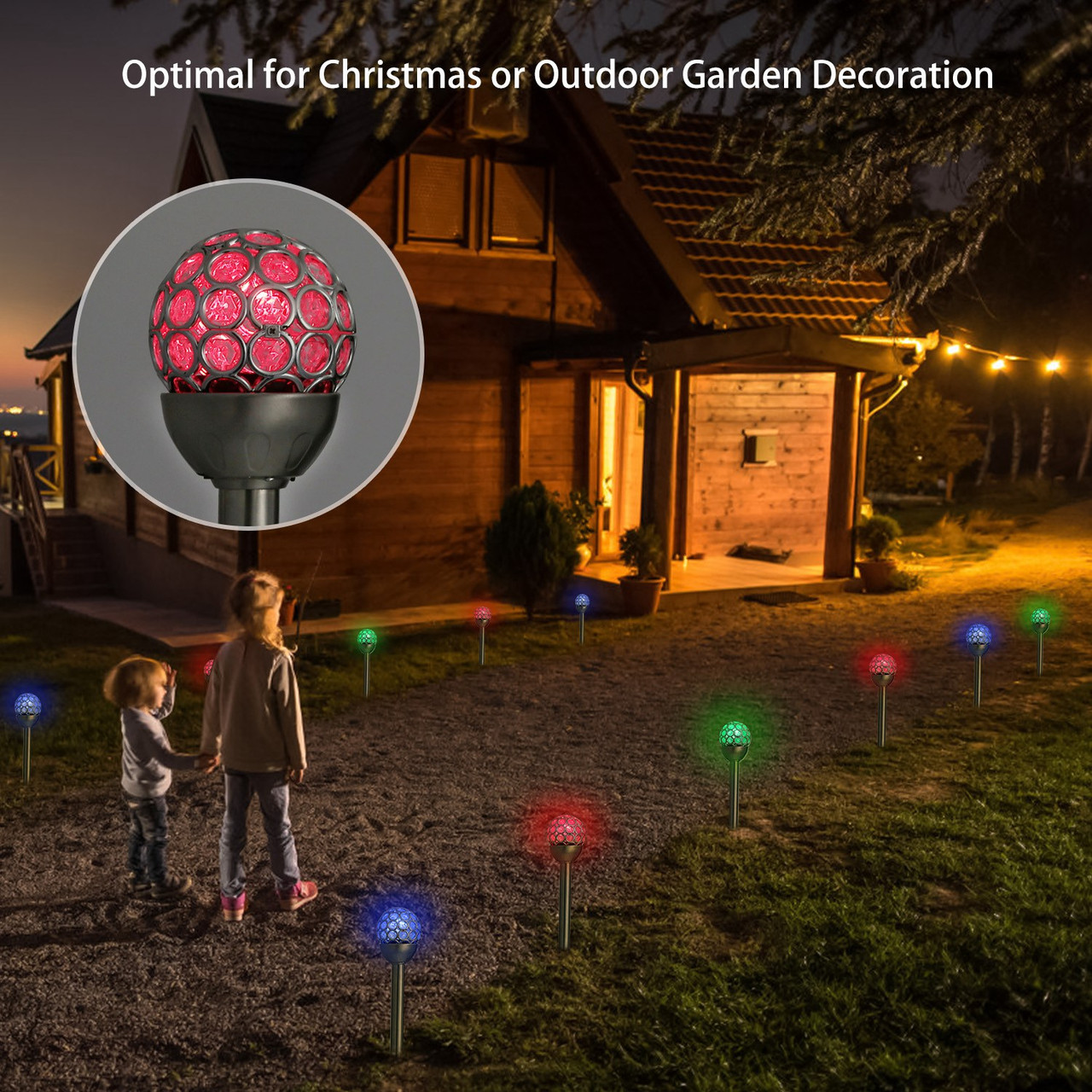 Solar Garden RGB Ball Light (3-Pack) product image