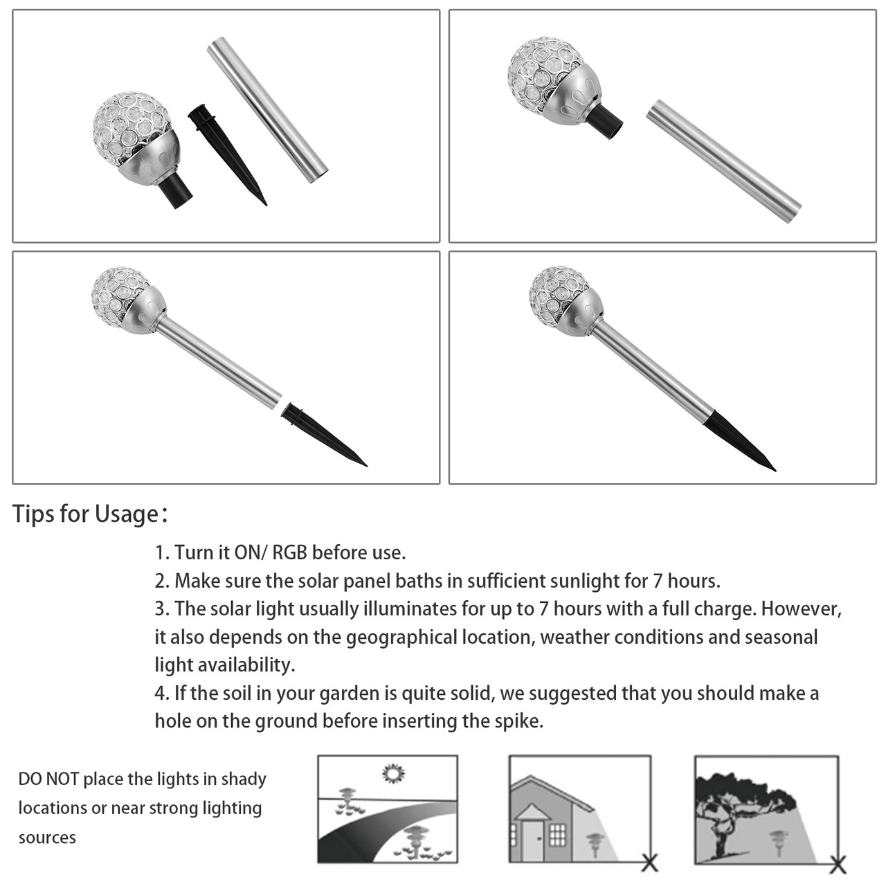 Solar Garden RGB Ball Light (3-Pack) product image