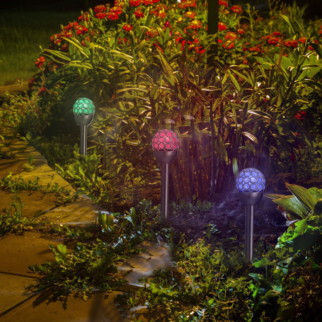 Solar Garden RGB Ball Light (3-Pack) product image