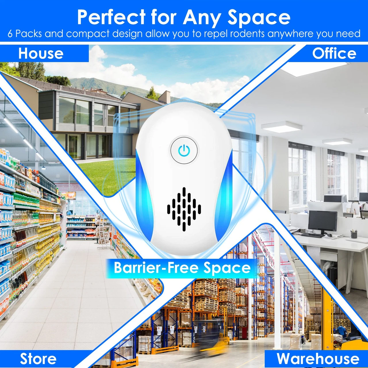 Ultrasonic Pest Repellent (6-Pack) product image