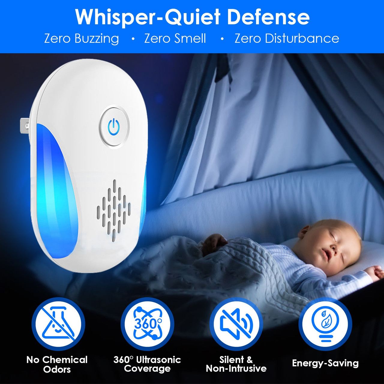 Ultrasonic Pest Repellent (6-Pack) product image