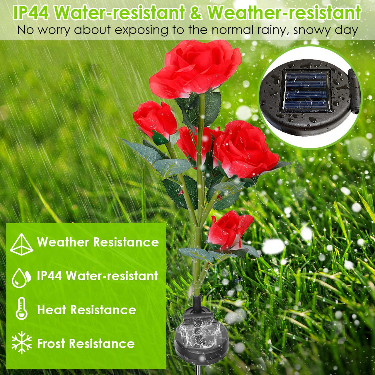 Solar Garden Rose Light (2-Pack) product image