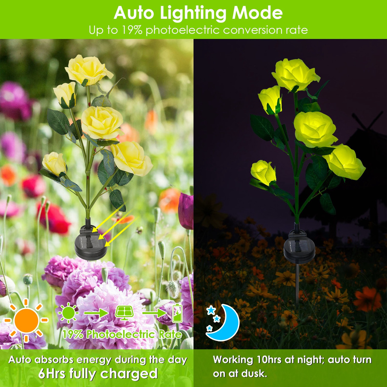 Solar Garden Rose Light (2-Pack) product image