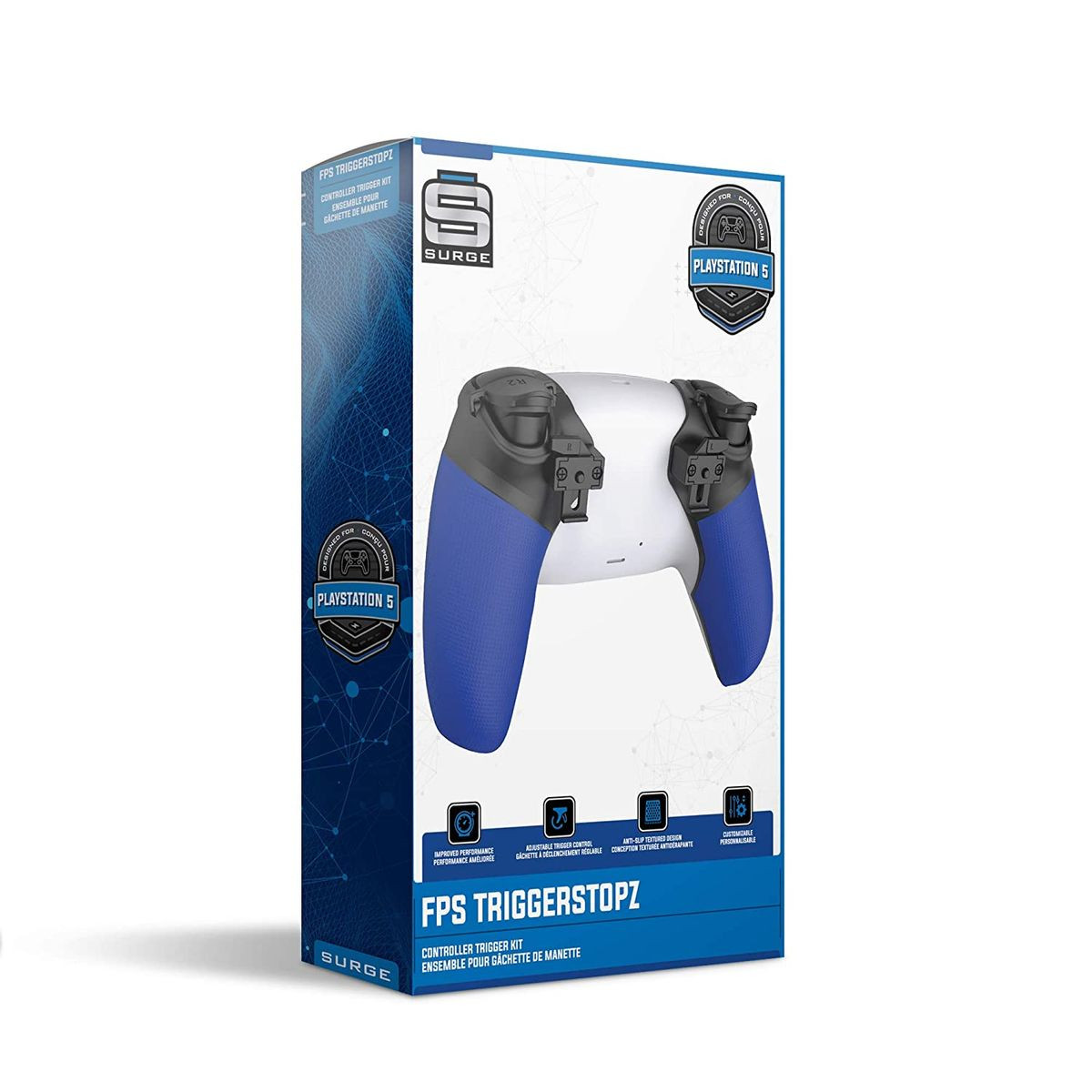 Surge Trigger Kit with Adjustable Trigger Stops For PS5 DualSense Controllers product image