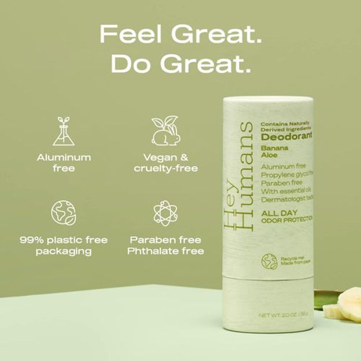 Hey Humans Naturally Derived Deodorant (2-Pack) product image