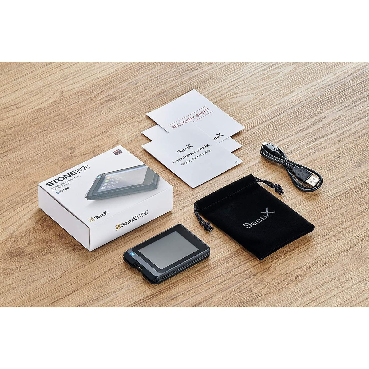 SecuX W20 Secure Touchscreen Crypto Hardware Wallet with Bluetooth product image