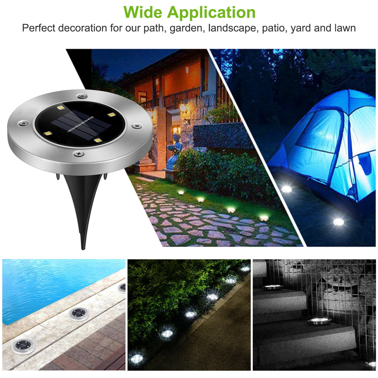 Solar Ground Light (4-Pack) product image