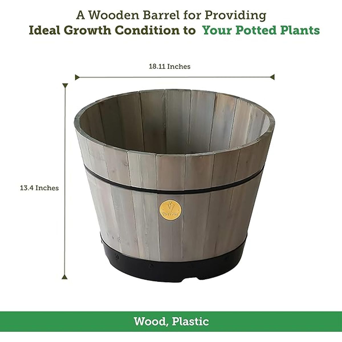 VegTrug Barrel Planter product image