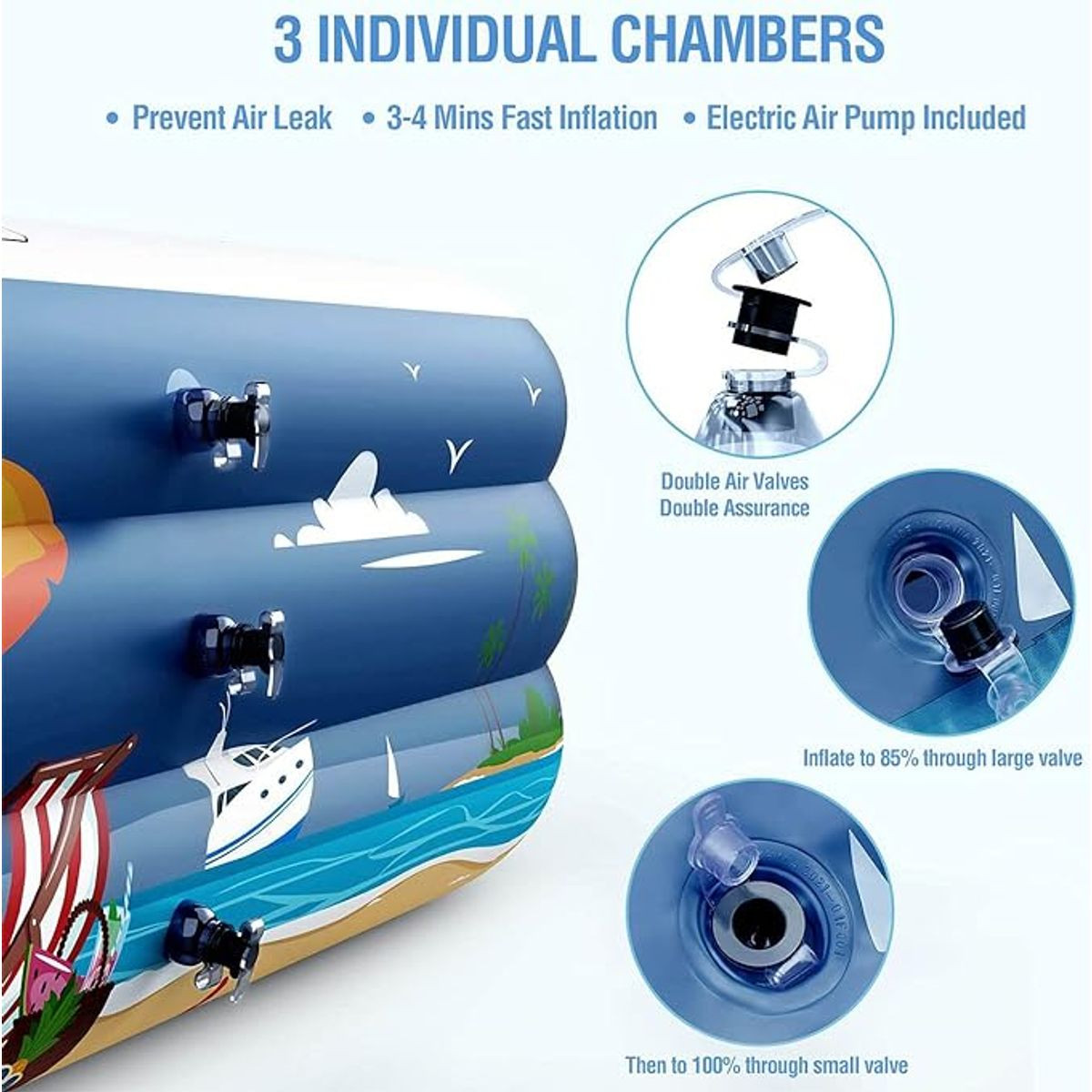 Funavo Sandy Beach 3-Layer Swimming Pool  product image