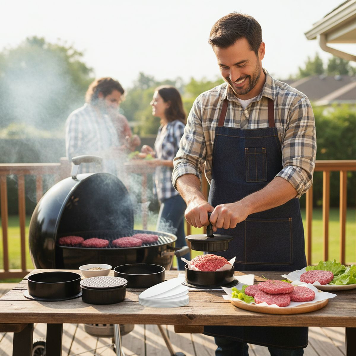 3 in 1 Stuffed Hamburger Patty Maker product image