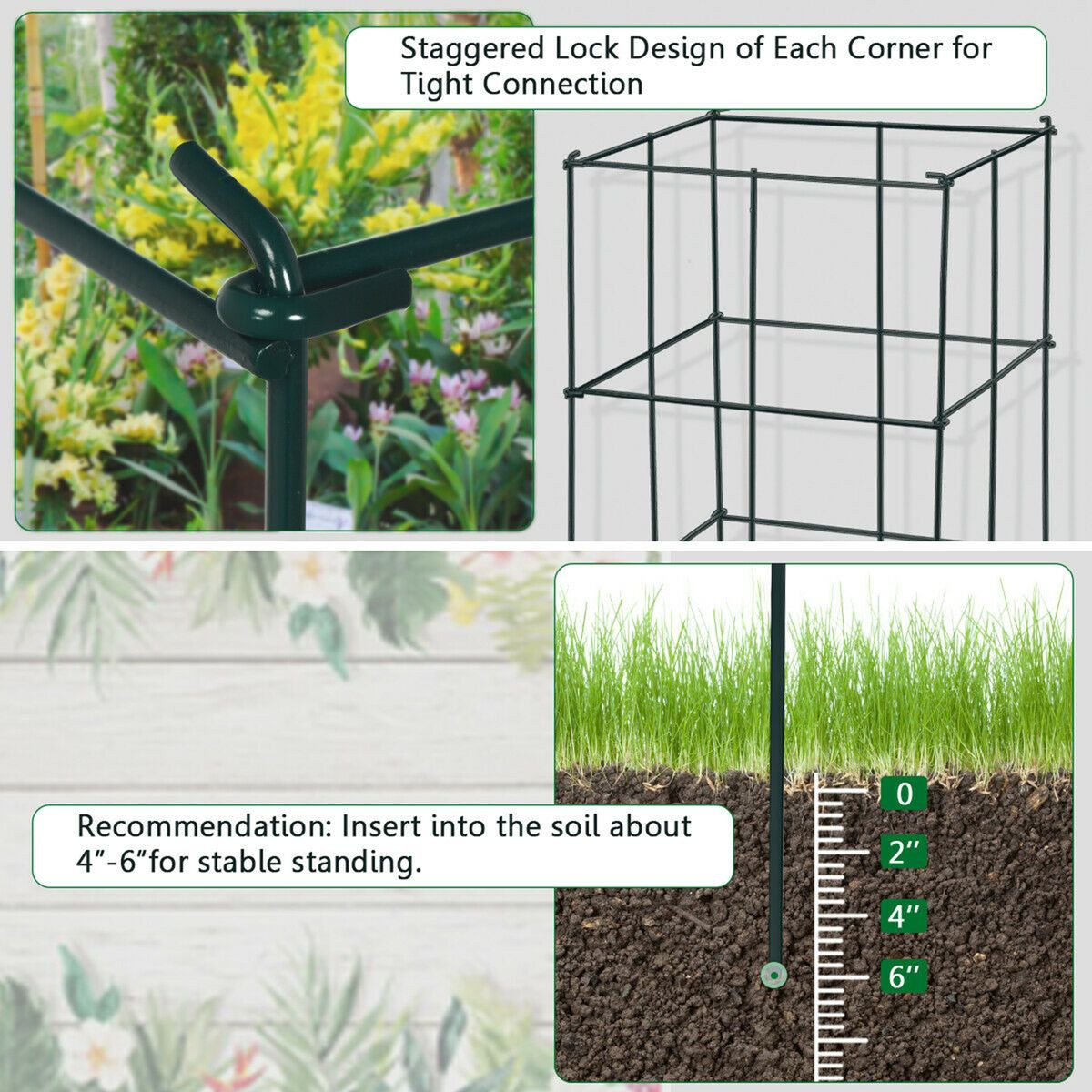 Tomato Cage / Plant Trellis (4-Pack) product image